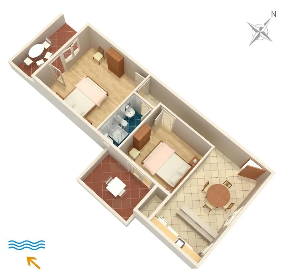 Apartments By The Sea Supetarska Draga - Gonar, Rab - 4989 Chorvatsko